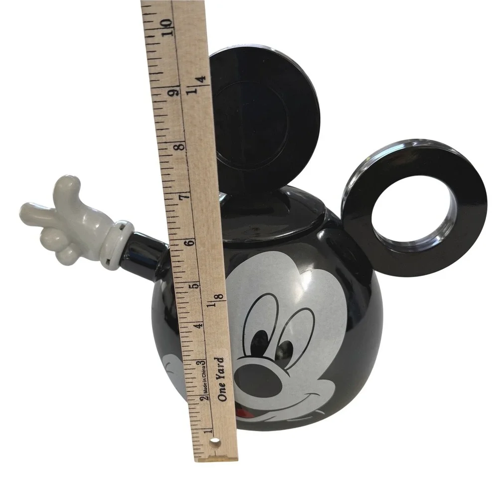 Vintage‎ Mickey Mouse Teapot Black Ceramic Disney Collectible Kitchen Decor